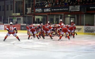 Spielabbruch in Crimmitschau knapp zwei Minuten vor dem Ende