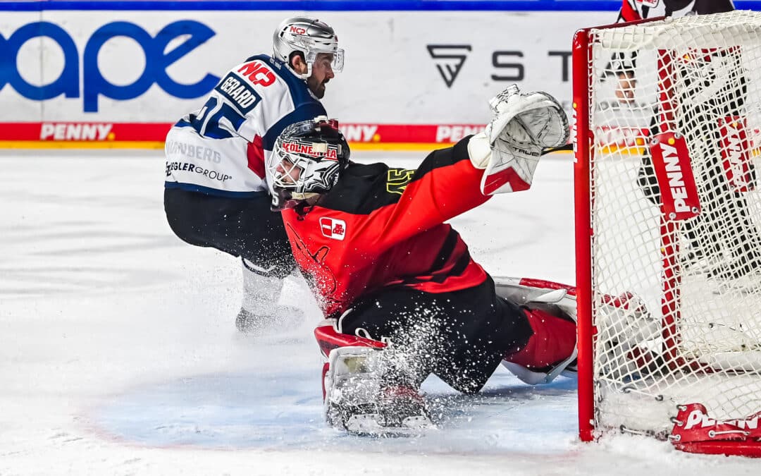 Glücklicher Sieg der Kölner Haie über die Nürnberg Ice Tigers