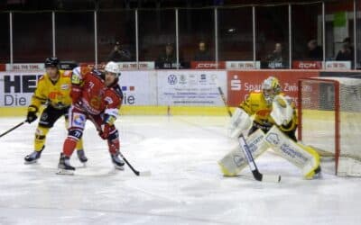 DEL2 am Dienstag – Krefeld mit Erfolg bei Crimmitschau / Kassel gewinnt Derby / Selb verliert gegen Dresden