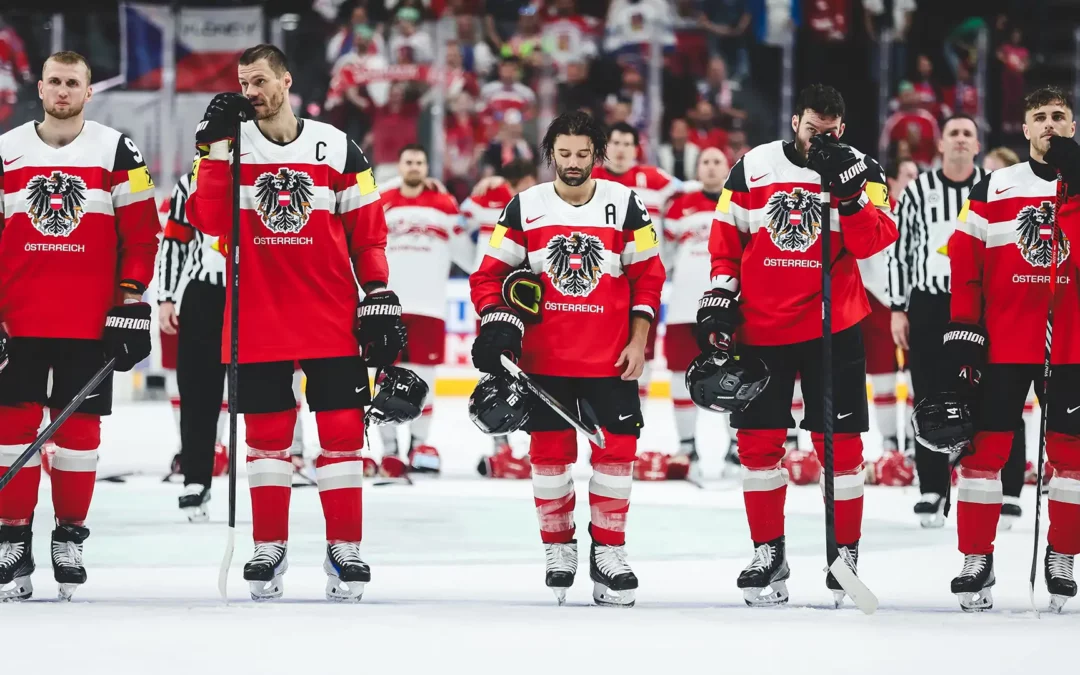 IIHF WM 2024 – DEL-Spieler treffen für Dänemark gegen Österreichs Herreneishockey Nationalteam