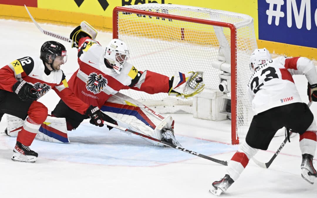 David Kickert mit einem “Best Save” der Eishockey WM 2024