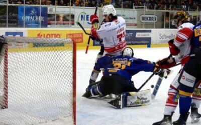 Eispiraten Crimmitschau können Derbysieg in der Lausitz bejubeln