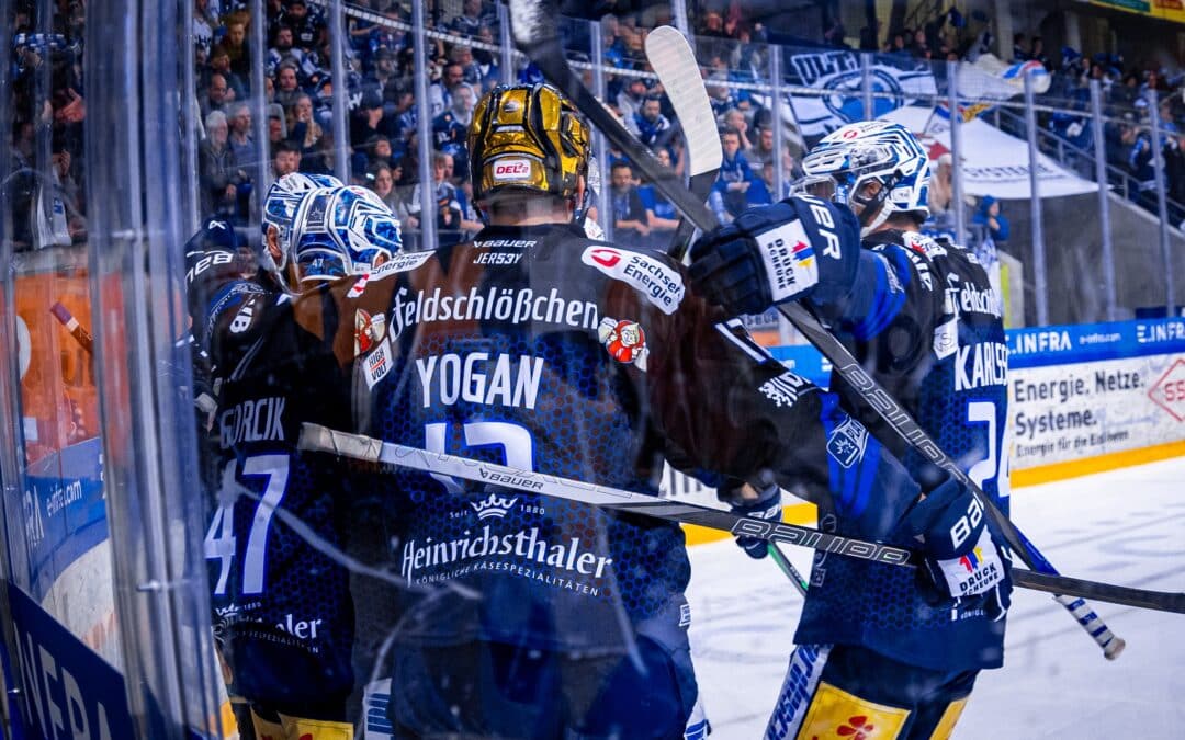 DEL2 Finale 2024/2025 – Jubel bei den Dresdner Eislöwen / Enttäuschung in Düsseldorf