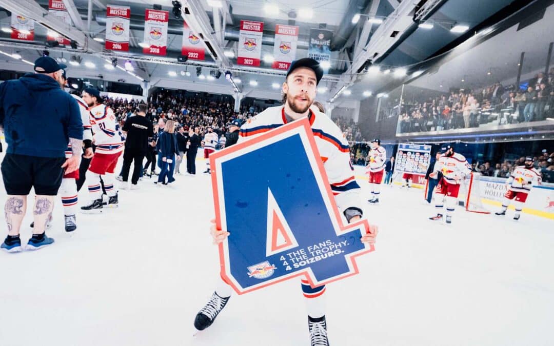 4. Titel in Folge – EC Red Bull Salzburg erneut win2day Eishockey-Meister