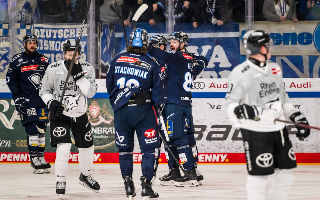 ERC Ingolstadt deklassiert die Kölner Haie zum Halbfinalauftakt