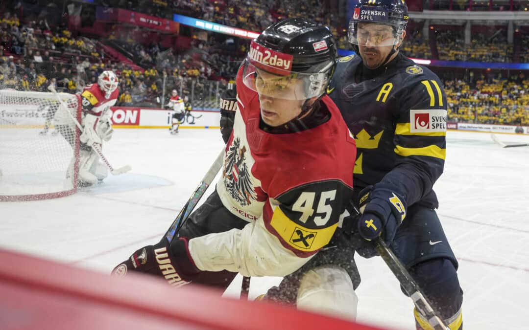 Eishockey WM 2025: Österreich verpasst Sensation gegen Gastgeber Schweden