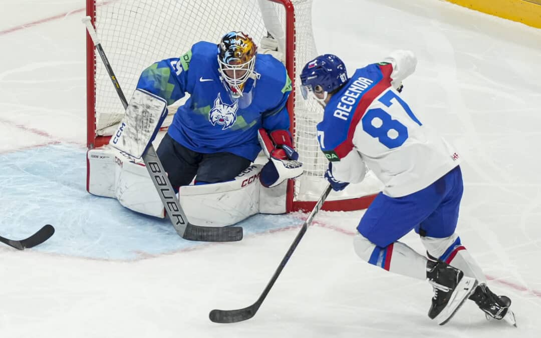 Eishockey WM 2025 – Slowenien tut sich schwer gegen Slowakei