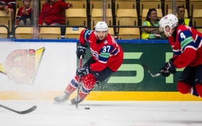 Eishockey WM 2025 – Markus Vikingstad von den Fischtown für Norwegen im Einsatz