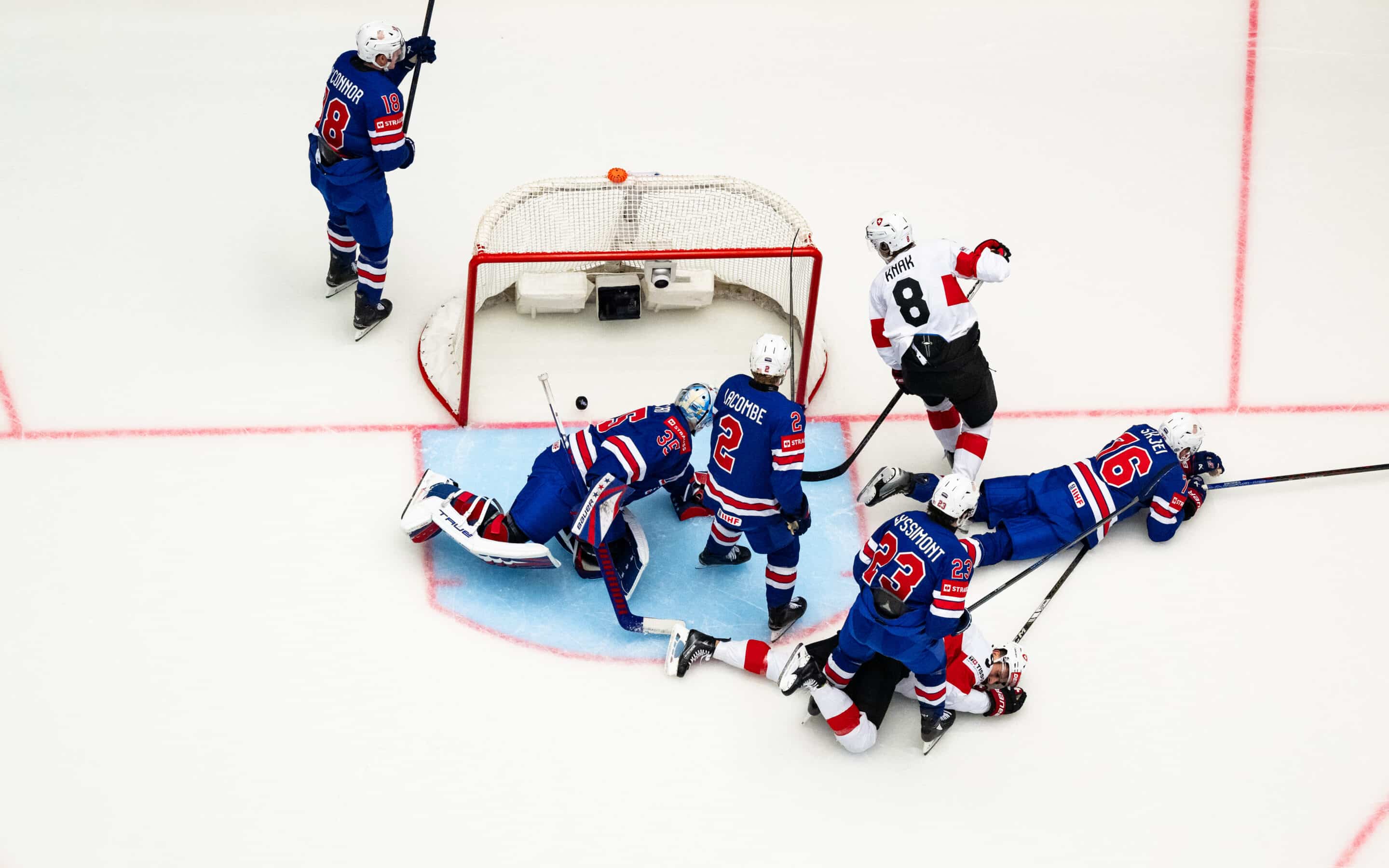 USA gegen Schweiz – IIHF WM 2025