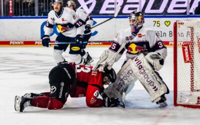 Glücklicher Sieg der Red Bulls aus München bei den Kölner Haien.