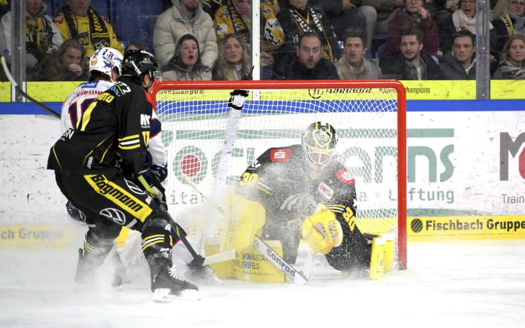 Nach drei Auswärtsspielen in Folge ein Heimspiel für die Krefeld Pinguine