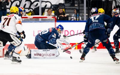 Löwen Frankfurt verhindern den Heim-Clubrekord des EHC Red Bull München und beschenken sich mit drei Punkten