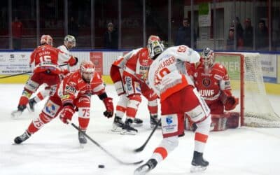 Die Eispiraten Crimmitschau bescheren ihre Fans zum Weihnachtsfeiertag mit einem 3 Punkte Sieg gegen Nauheim