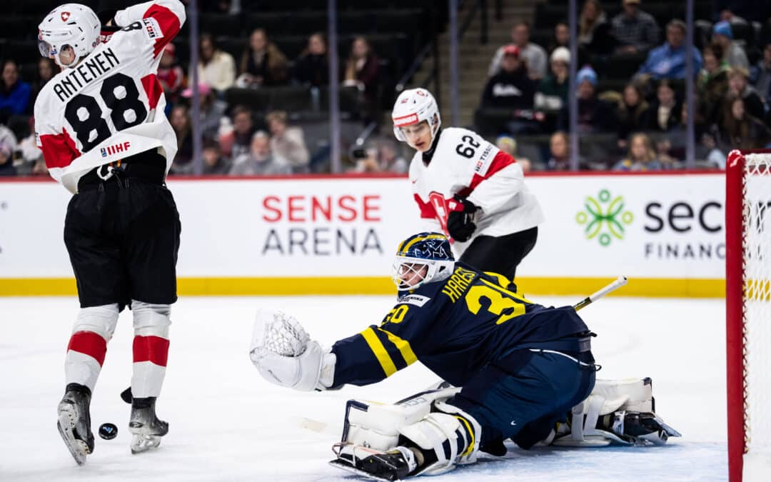IIHF U20-WM – Schweiz mit knapper Niederlage gegen Schweden – Finnland für die Letten zu stark