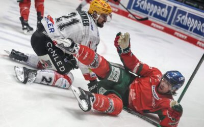 Hart umkämpftes Spiel zwischen Augsburg und Bremerhaven