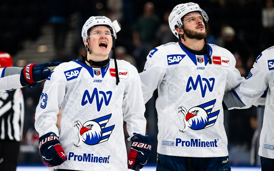Deutlicher Derby Sieg der Adler Mannheim in Frankfurt