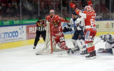 Kämpferische Eispiraten Crimmitschau müssen sich den Huskies aus Kassel geschlagen geben