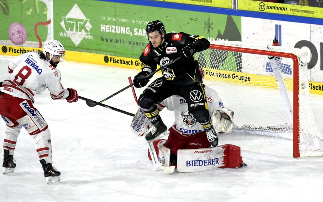 Krefeld tat sich lange schwer gegen defensiv starke Eisbären
