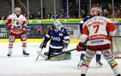 Eispiraten Crimmitschau belohnen sich nach kämpferischer Leistung mit einem Punkt in Ravensburg