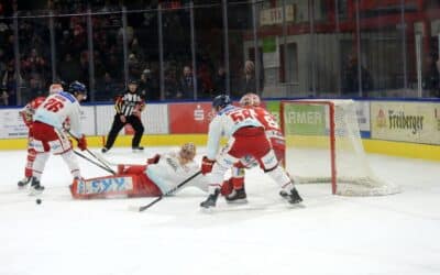 Eispiraten Crimmitschau bekommen von Düsseldorf 3 Emty-Net-Goals eingeschenkt und verlieren erneut