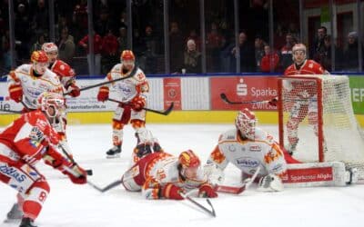 Eispiraten Crimmitschau holen 2 Punkte gegen Kaufbeuren und machen den Klassenerhalt perfekt