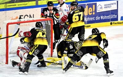 Ausrufezeichen der Krefeld Pinguine
