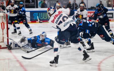Erneutes Torspektakel in Ingolstadt mit dem besseren Ende für den EHC Red Bull München, der ins Halbfinale einzieht