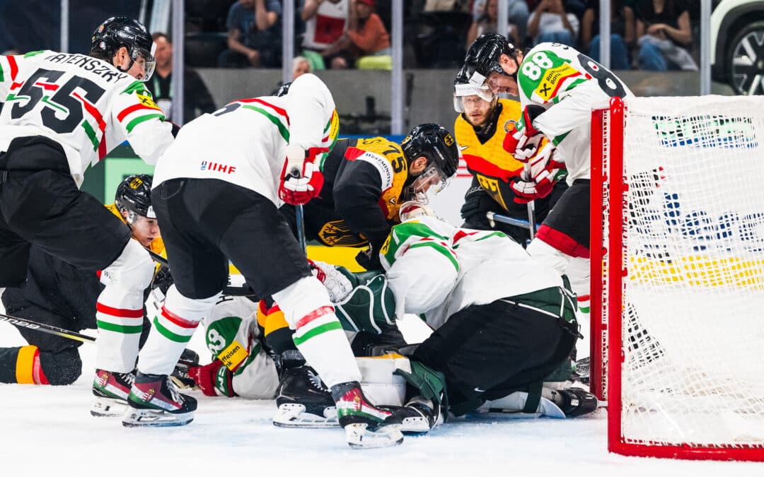 IIHF WM 2026: Deutschland beherrscht und schlägt Ungarn deutlich – Gawanke mit Hattrick
