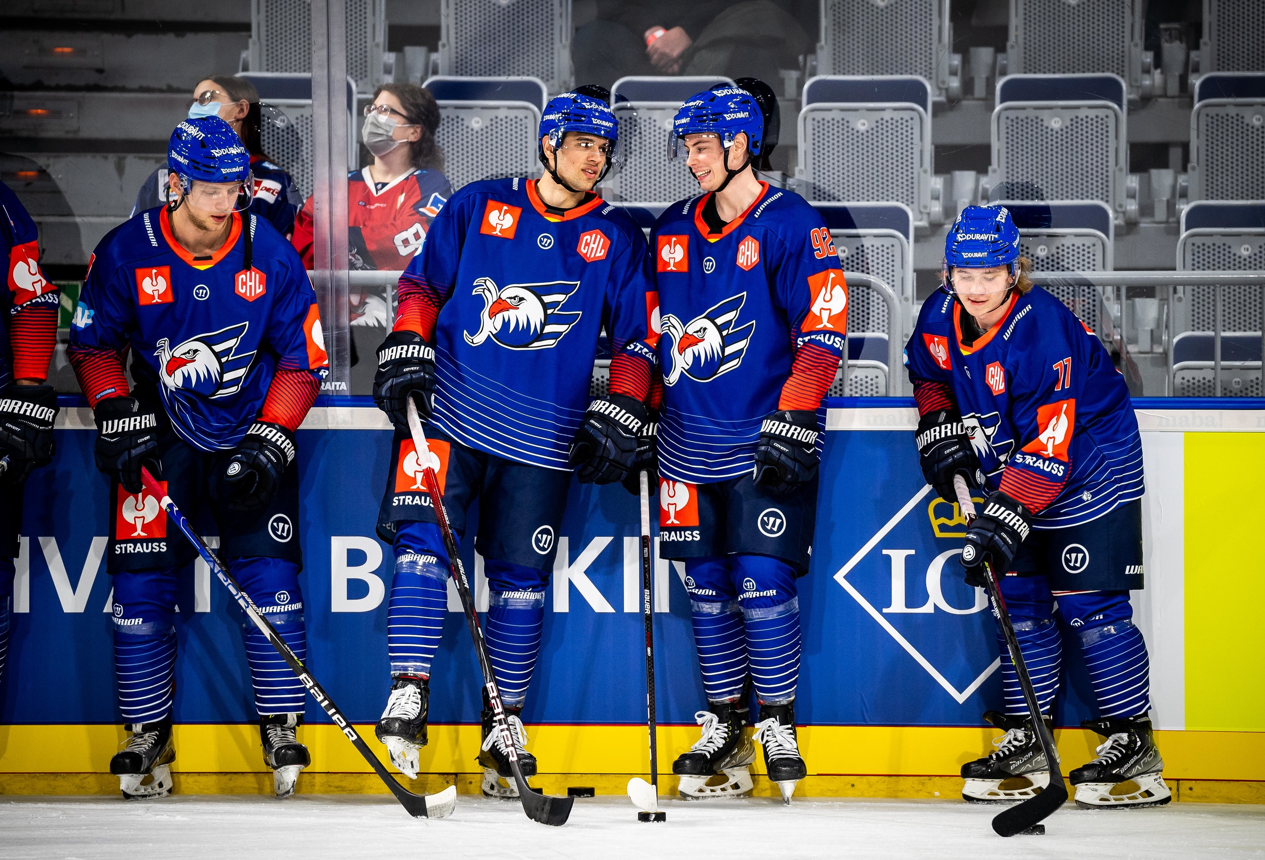 Adler Mannheim gegen Lausanne HC – Champions Hockey League
