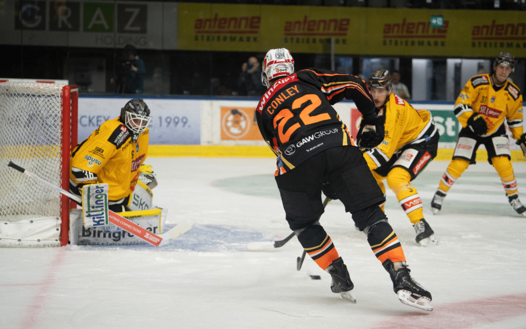 Graz bezwingt mit junger Truppe die Vienna Capitals in der Overtime