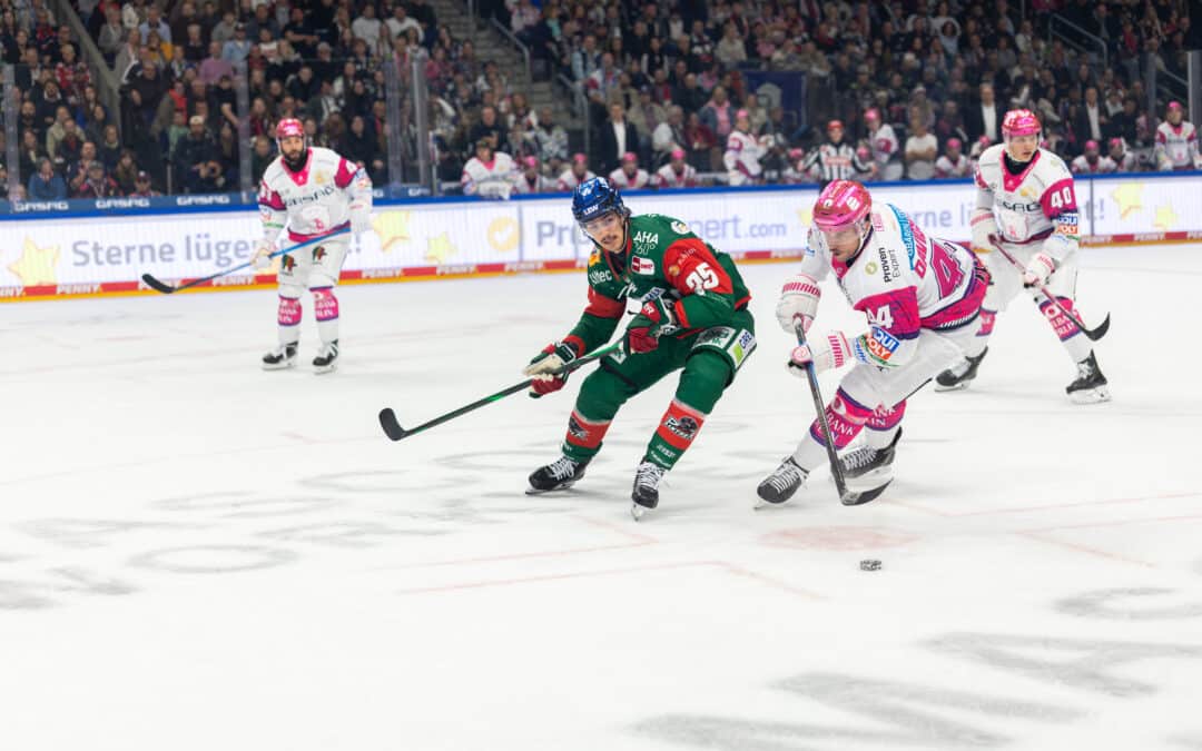 Durchwachsenes Heimspiel der Eisbären mit Sieg gegen die Augsburger Panther